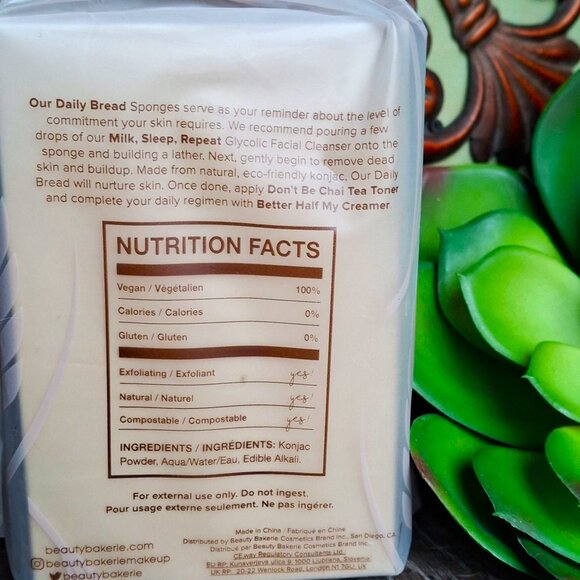 Beauty Bakerie Our Daily Bread Konjac Deep Cleansing Facial Sponges, Set of 3 - Picture 7 of 8